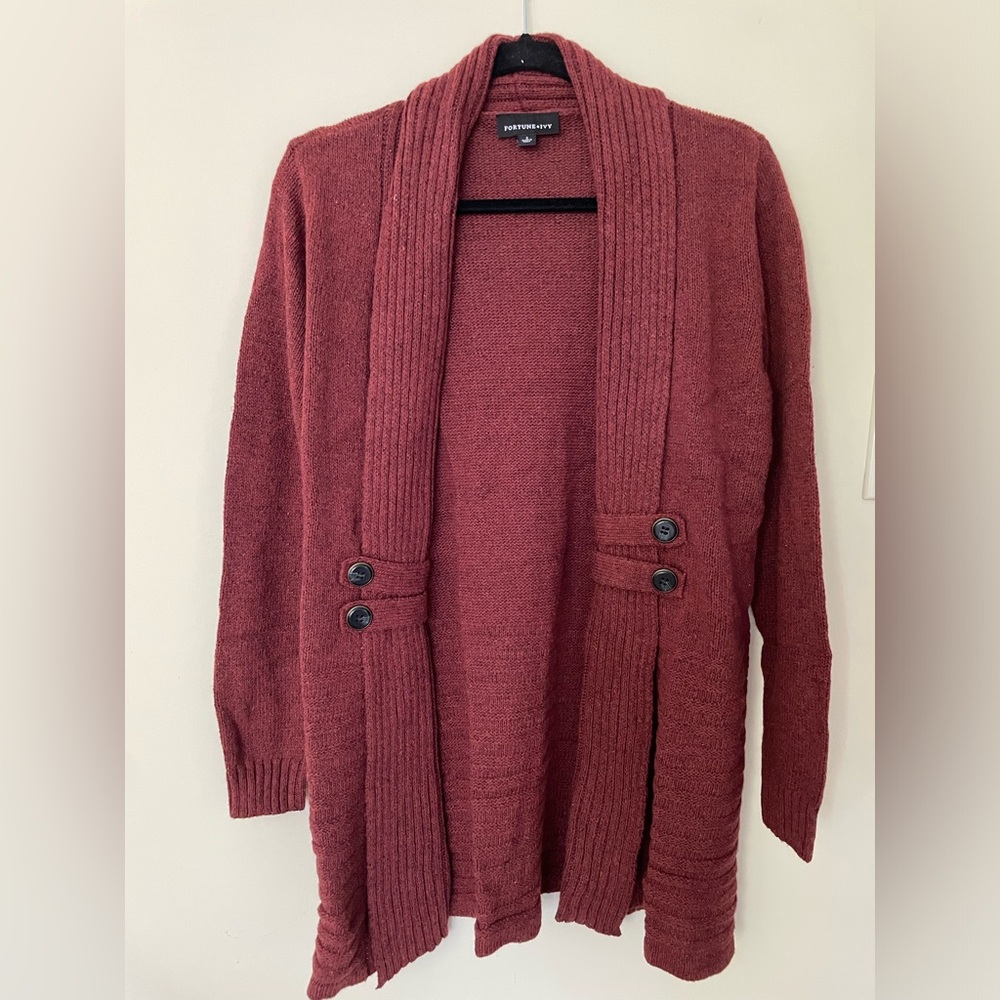 New! Fortune & Ivy Sweater Cardigan